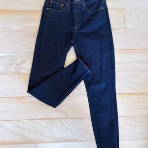 J. Crew 9” High-Rise Toothpick Jeans